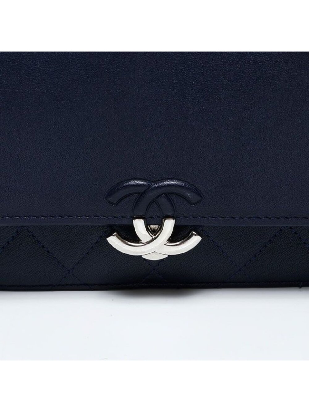 Chanel Shoulder Bag Half CC Logo Chain Wallet - Picture 8 of 10